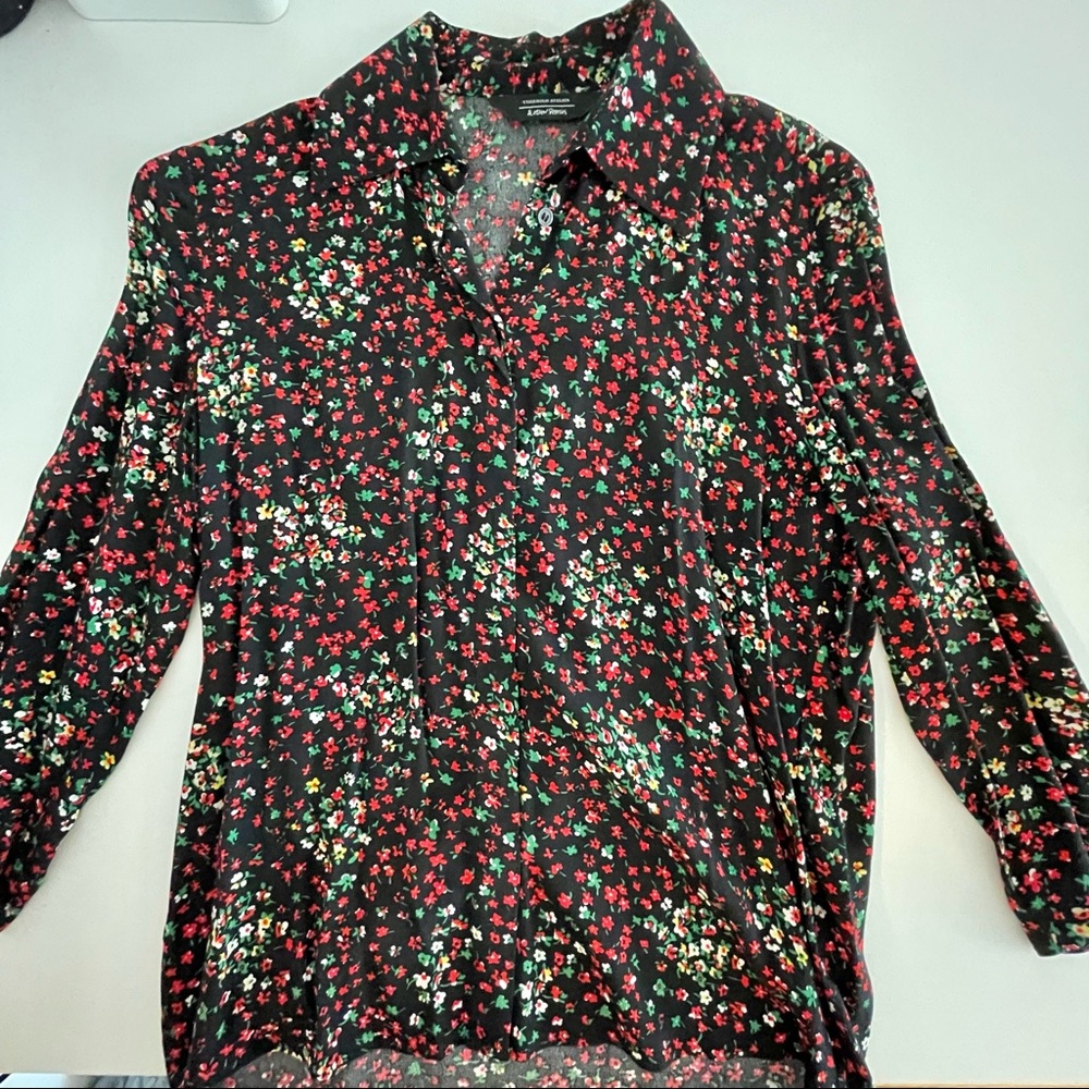 &other stories floral blouse
